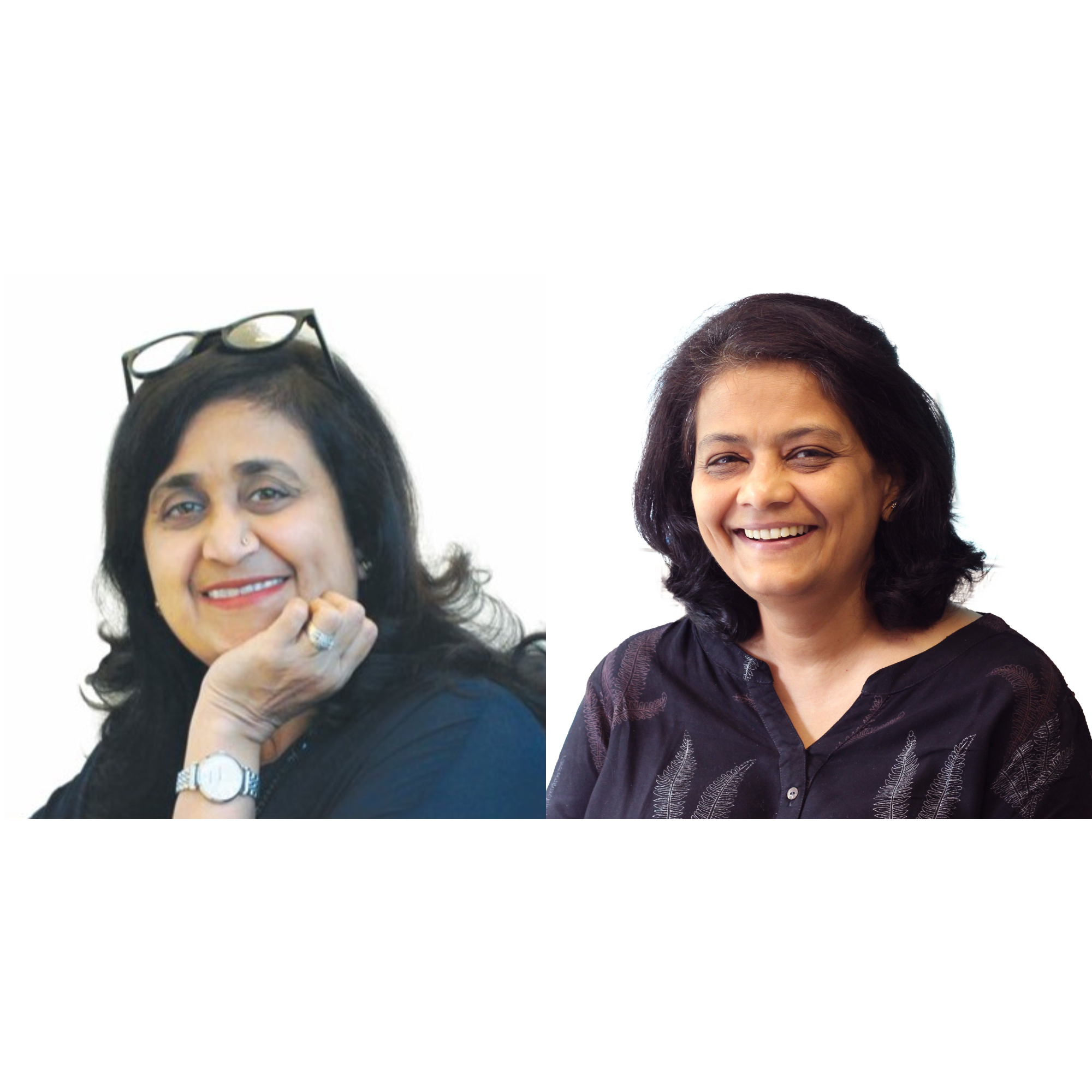 Sonia Mehta and Kunjli Majmudar